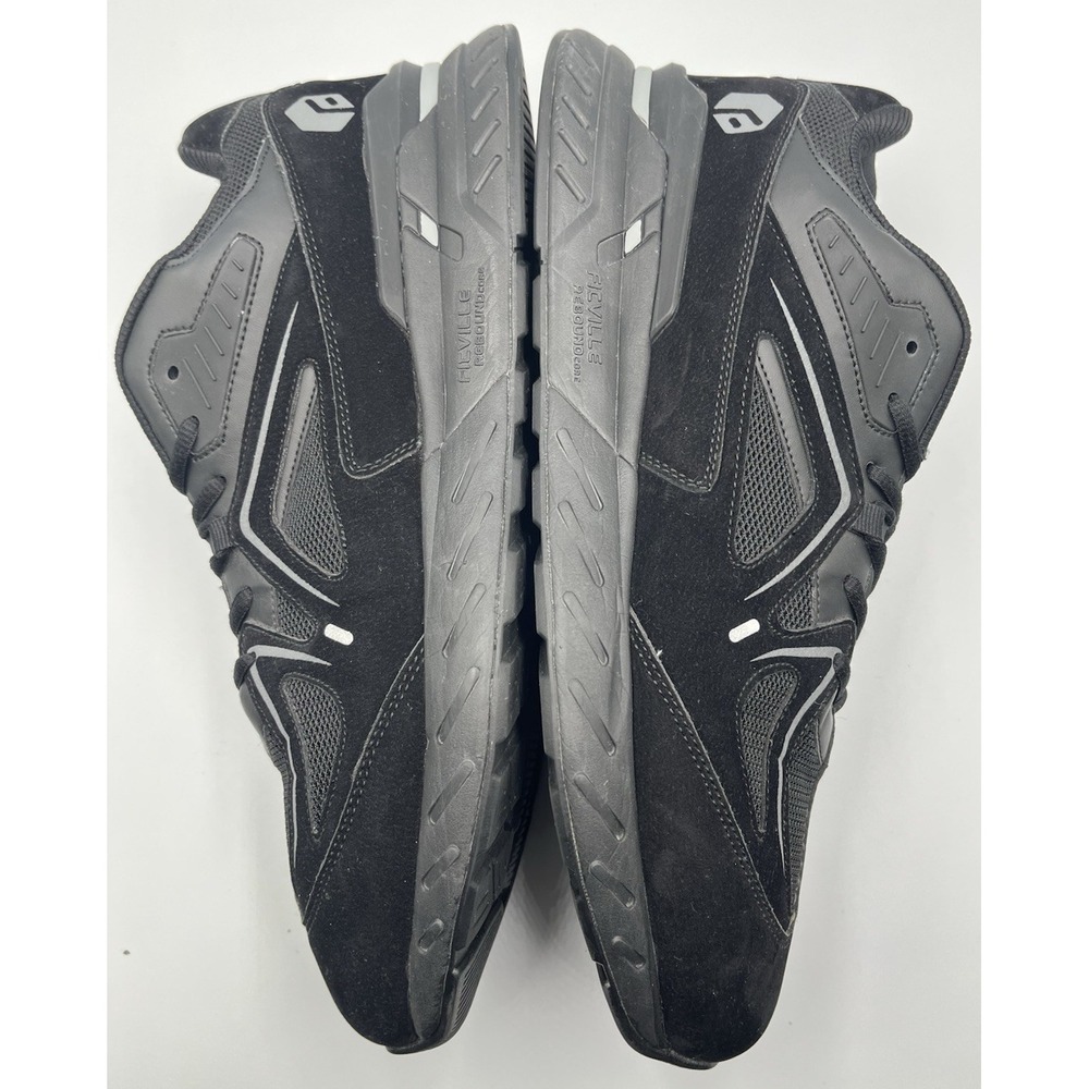 FitVille Rebound Core V1 Mens 15EEW Black Extra Wide Walking Sneakers - Picture 7 of 12
